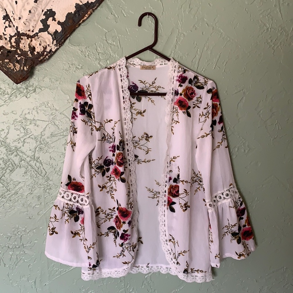 Lacey spring cardigan